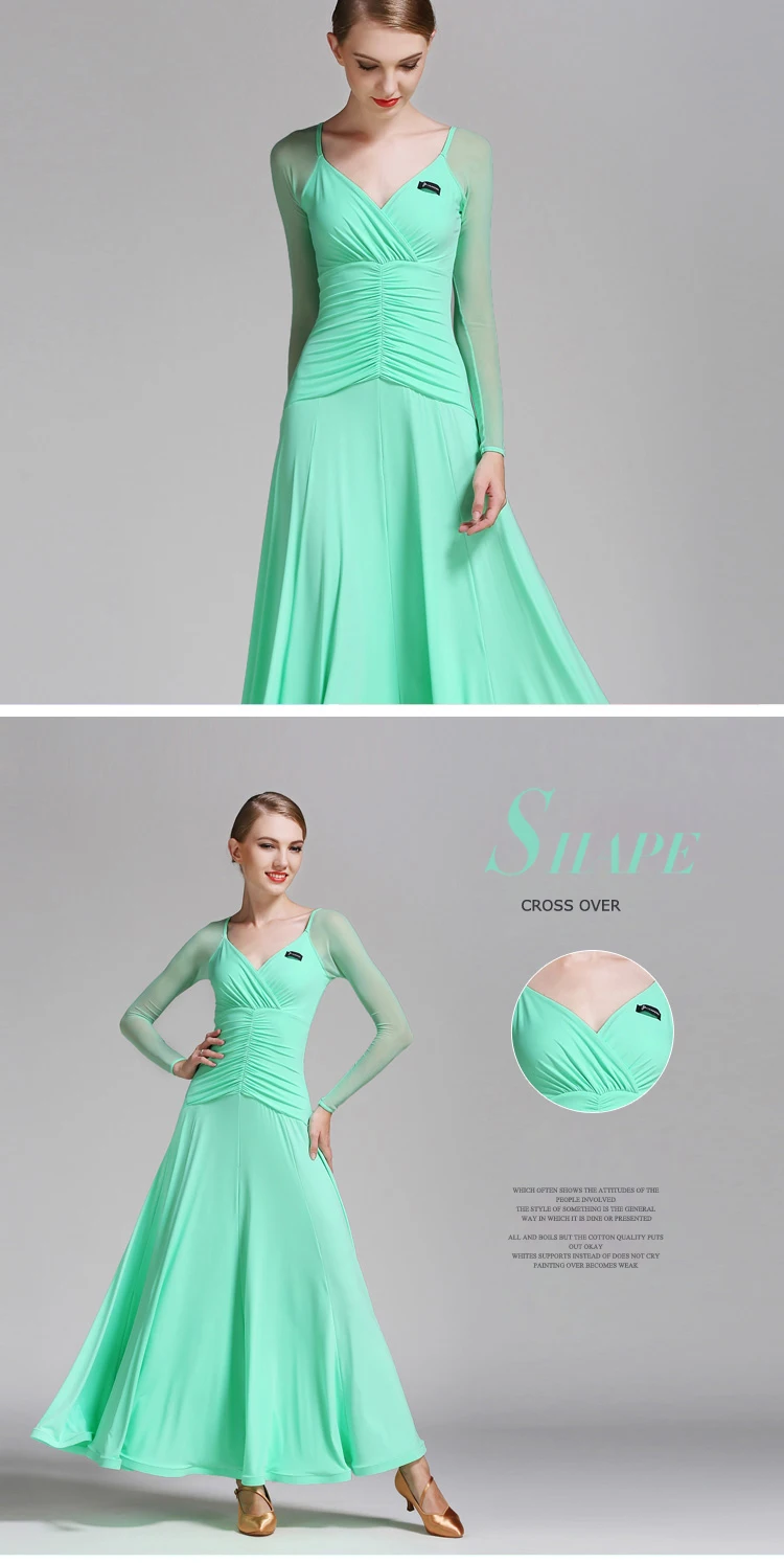 MEI YU S9007 Modern Dance Costume Women Ladies Dancewear Waltzing Tango