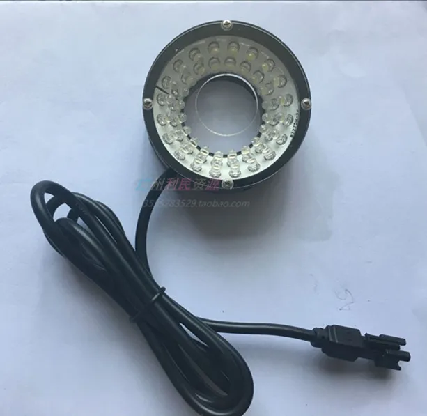

CCS Visual Light Source Microscope Illuminator LED Ring Light Source 25.5mm Inner D White 40 LED Probe Light Source