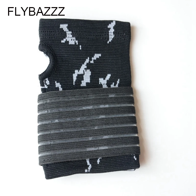 FLYBAZZZ 1PCS Sport Protective Glove Adjustable Bandage Wrist Support Brace Fitness Dumbbell Hand Brace Gym Accessories Palm Pad (6)