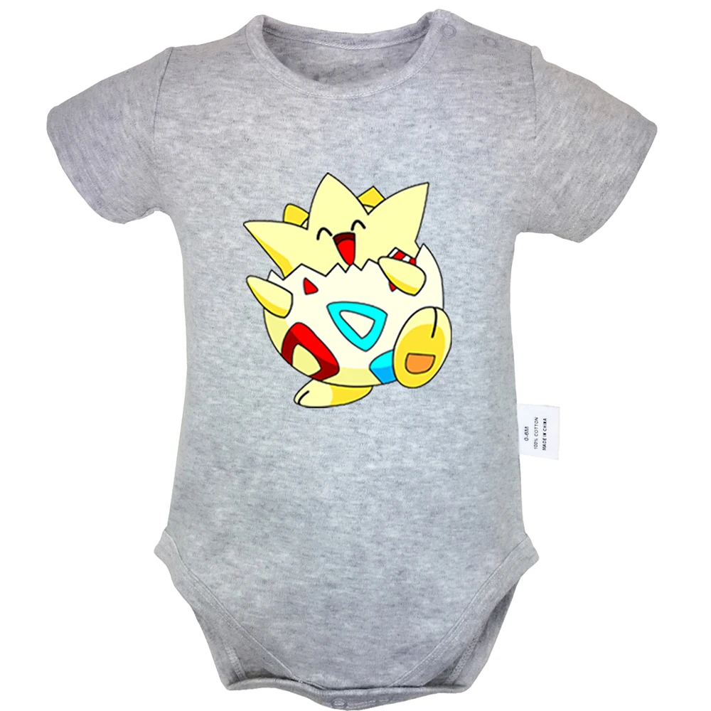 

Pokemon Togepi Jigglypuff Chansey Ditto Mr. Mime Design Yellow Newborn Baby Bodysuit Suit Toddler Onsies Jumpsuit Cotton Clothes