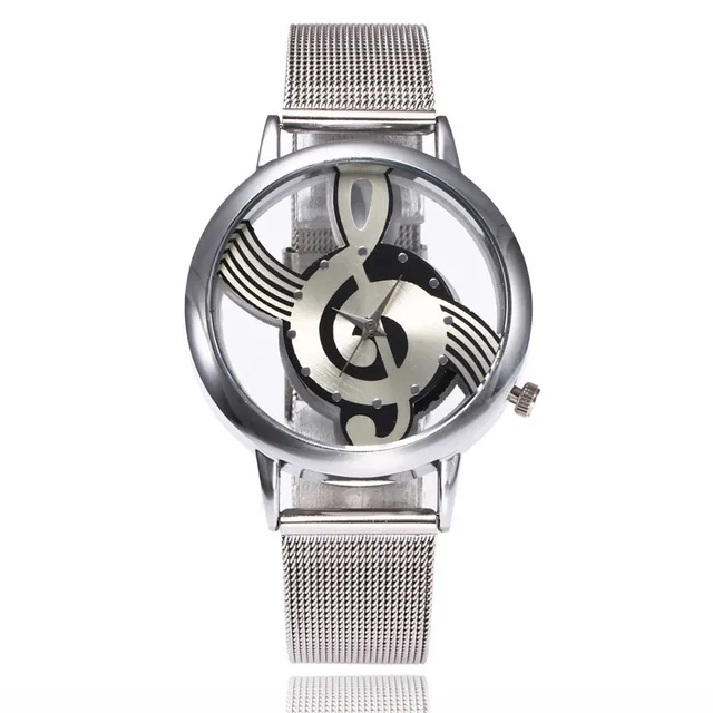 2017 New Brand Fashion Hollow Music Note Notation Watch Stainless Steel Quartz W 2017 New Brand Fashion Hollow Music Note Notation Watch Stainless Steel Quartz W