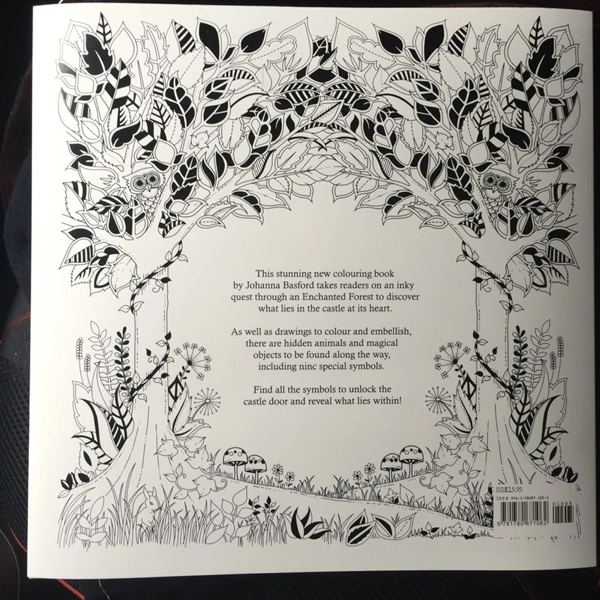 Aliexpress Buy Secret Garden Series Enchanted Forest Coloring Book In EnglishAdult Relieve Stress Graffiti Pencils 12 Root From