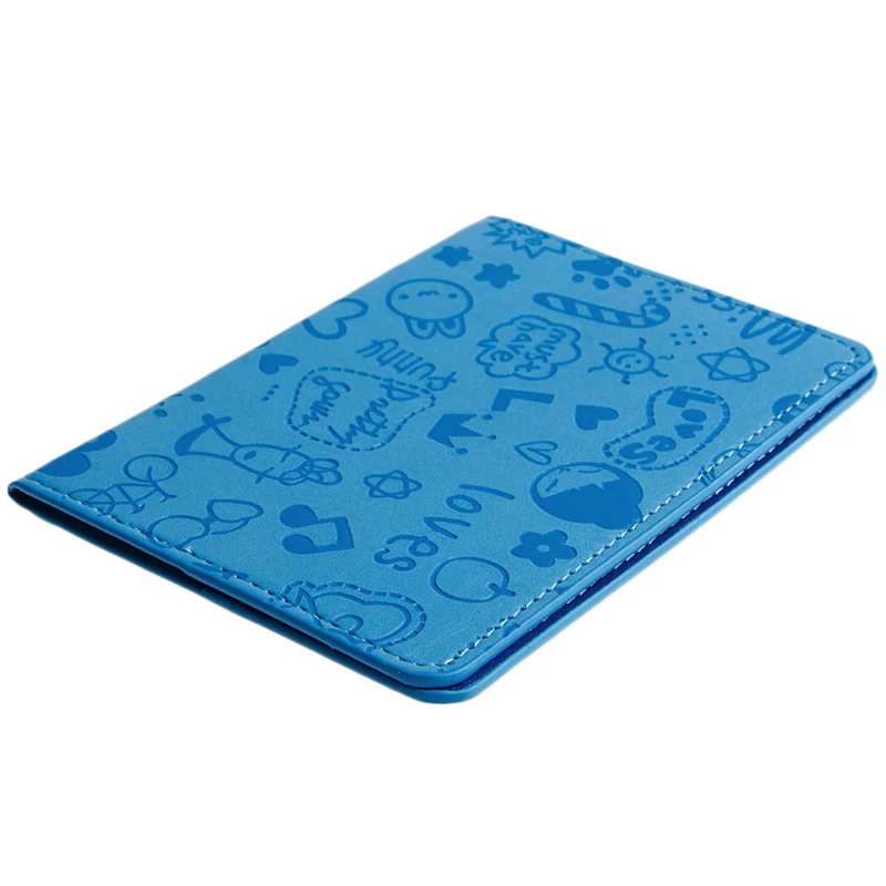 

Hot Lavender Travel Passport Holder Cover Faux Leather ID Card Ticket Organizer Case High Quality