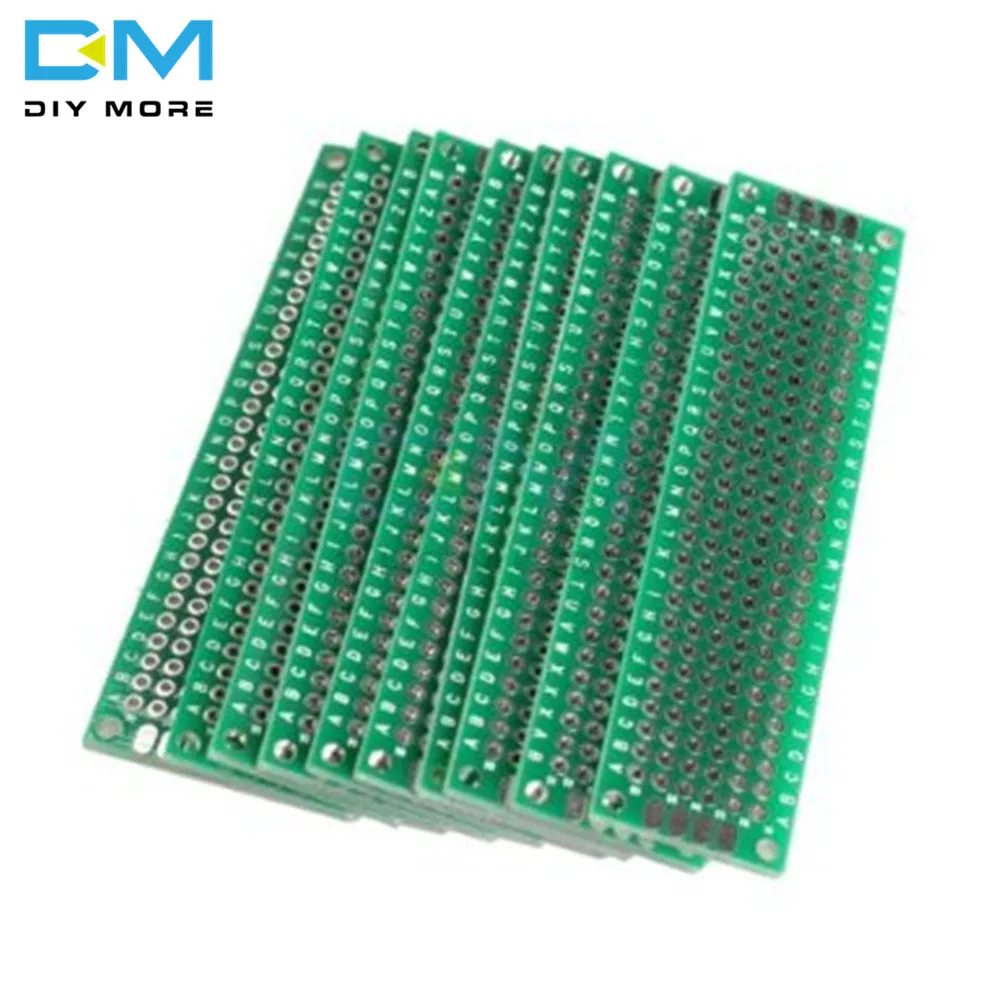 5 шт. 2x8 2X8 см 20X80 2X8 см Двусторонняя Прототип Pcb 2*8 панель универсальной платы