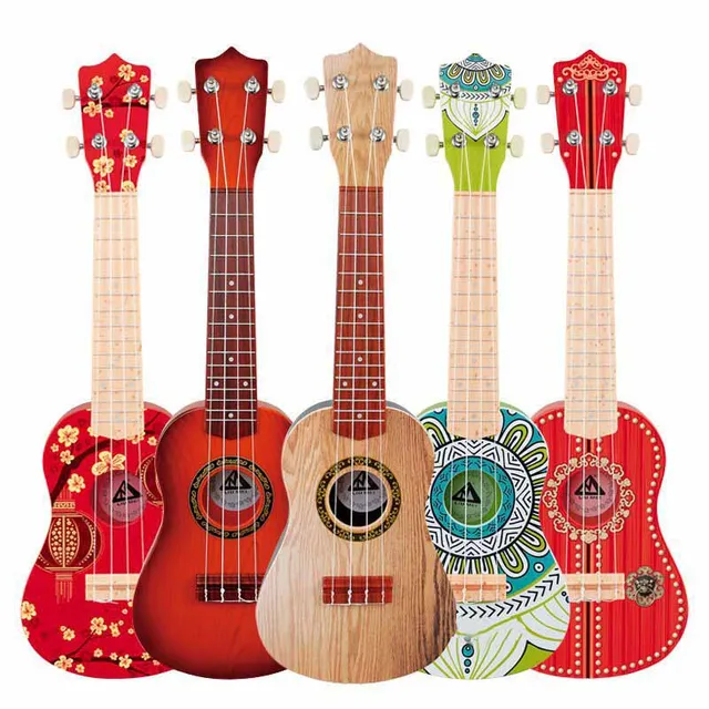 21 Inch Ukulele Musical Instruments 4 Strings Soprano Ukelele Children