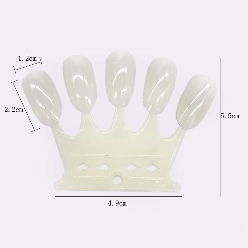 50 насадок натуральные накладные ногти художественная цветная карта дизайн короны Дизайн Ногтей Дисплей Практика акриловая Палитра для ногтей УФ Гель-лак инструмент для маникюра