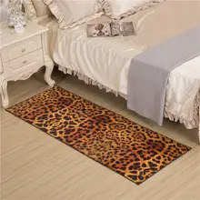 Прямоугольный прикроватный коврик имитация тигра кожаный узор зебры леопарда ковер для спальни