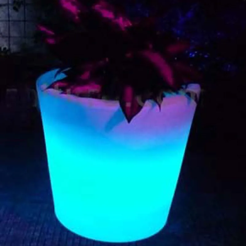 led planter lights garden solar led pot lights flower vase lighted pots