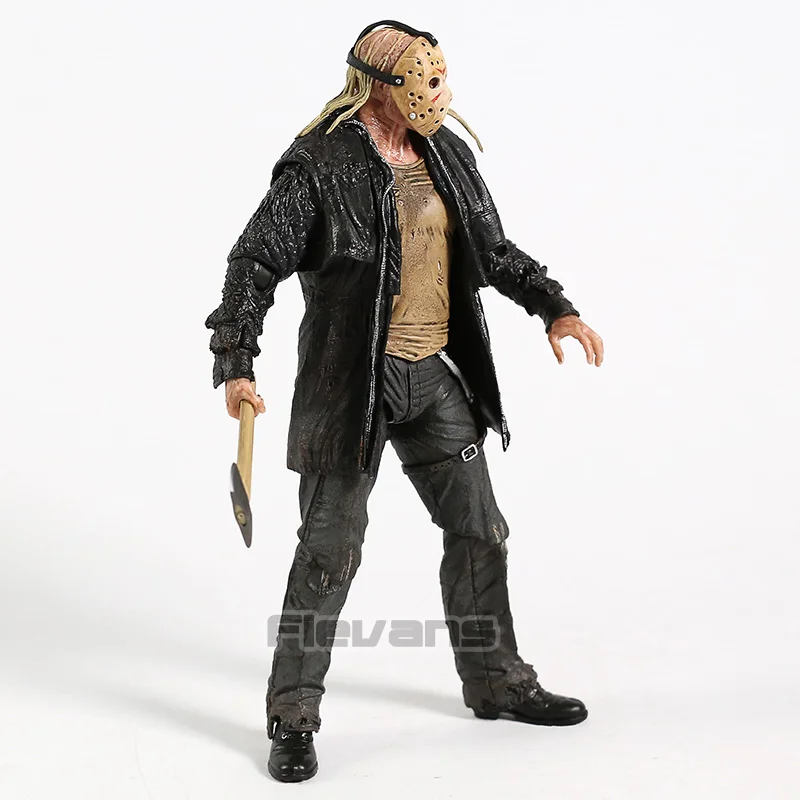 NECA Friday the 13th Ultimate Jason Voorhees 2009 Remake ПВХ фигурка Коллекционная модель игрушки