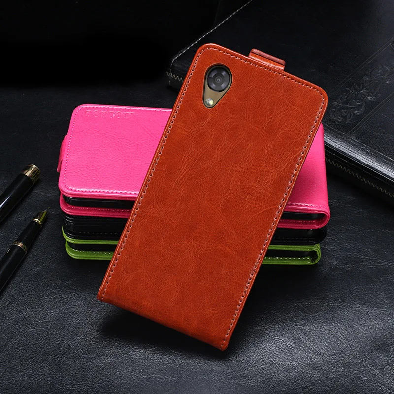 Itgoogo для Sharp Aquos S3 мини чехол Роскошный кожаный флип FS8018 защитный телефона задняя