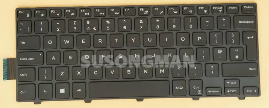 Клавиатура для Dell Inspiron 14 5439 5447 5448 7000 3442 3443 Latitude 3000 3450 3460 3470 Vostro 3449