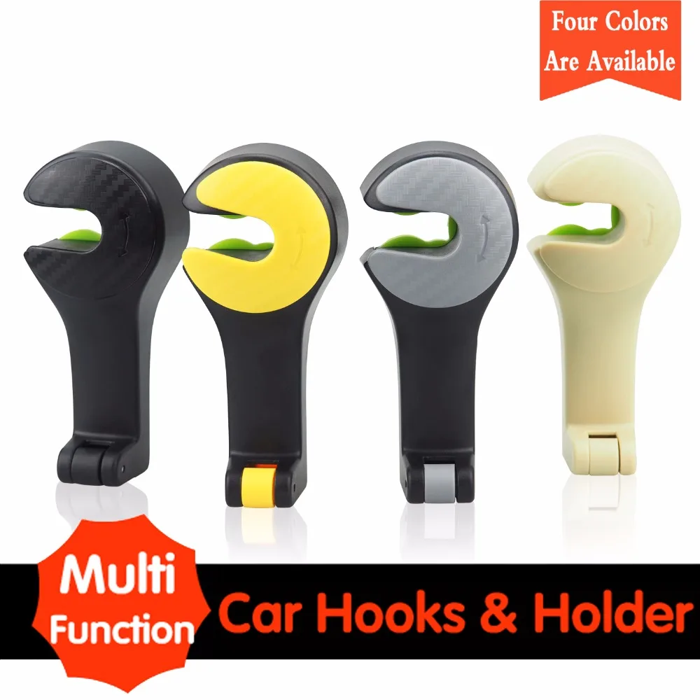 

4 Colors Car Hook Mobile Phone Holder Hanger for Volkswagen Tiguan New Touareg CC Passat Polo B5 Golf 4 5 6 7 Jetta Mk5 Sharan