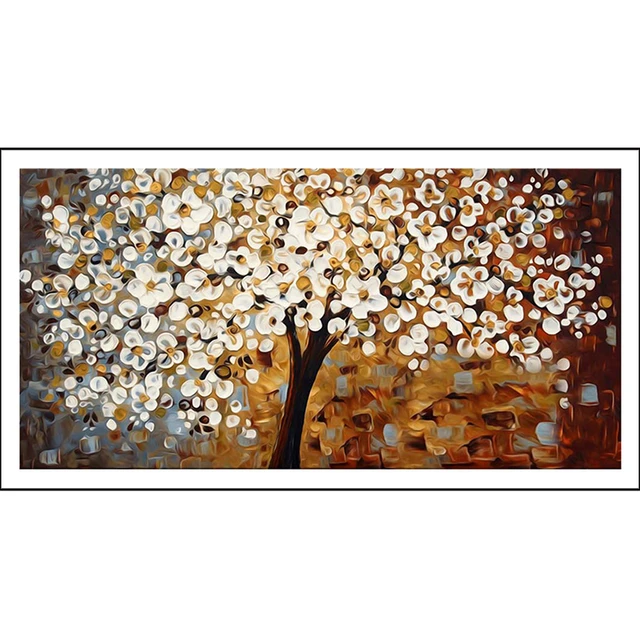 Diamond Painting Cross Stitch Tree Life  5d Diy Diamond Painting Abstract  Trees - Diamond Painting Cross Stitch - Aliexpress