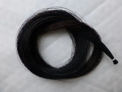 500 г чёрный конский волос хвост волосы Скрипка Лук Волосы 80 85 см|hair braids black women|hair bow