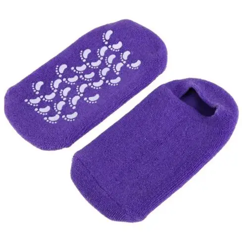 1 par de calcetines de Gel de Spa para el cuidado de los pies calcetines exfoliantes para el talón seco de pedicura 1 par de calcetines de Gel de Spa para el cuidado de los pies calcetines exfoliantes para el talón seco de pedicura