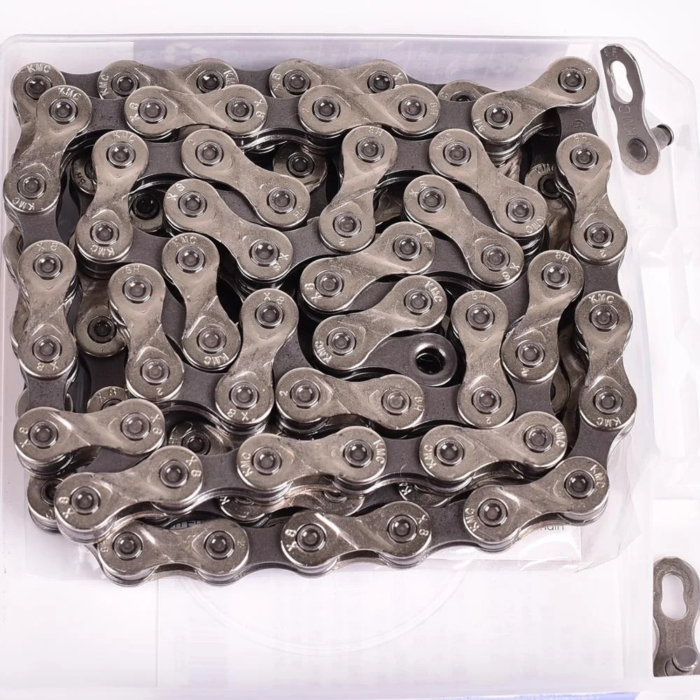 Flash Deal KMC X8 X8.93 Super Light double X chain 8 speed MTB Mountain road bike bicycle chain titanium gold silver color for Shimano/SRAM 2
