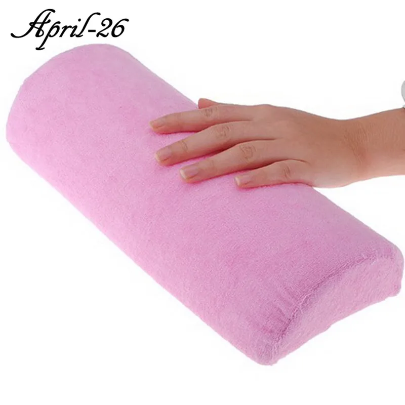 

Professional Random Color Soft Hand Rest Cushion Pillow Nail Art Design Manicure Care Salon Half Column Tool Hot
