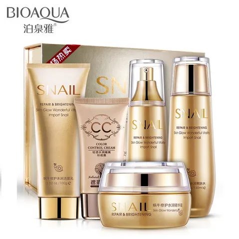 

Snail-Hydrating-Repair-Skin-Care-Make-up-Set-Face-Eye-BB-Cream-Facial-Cream-Toner-Clean