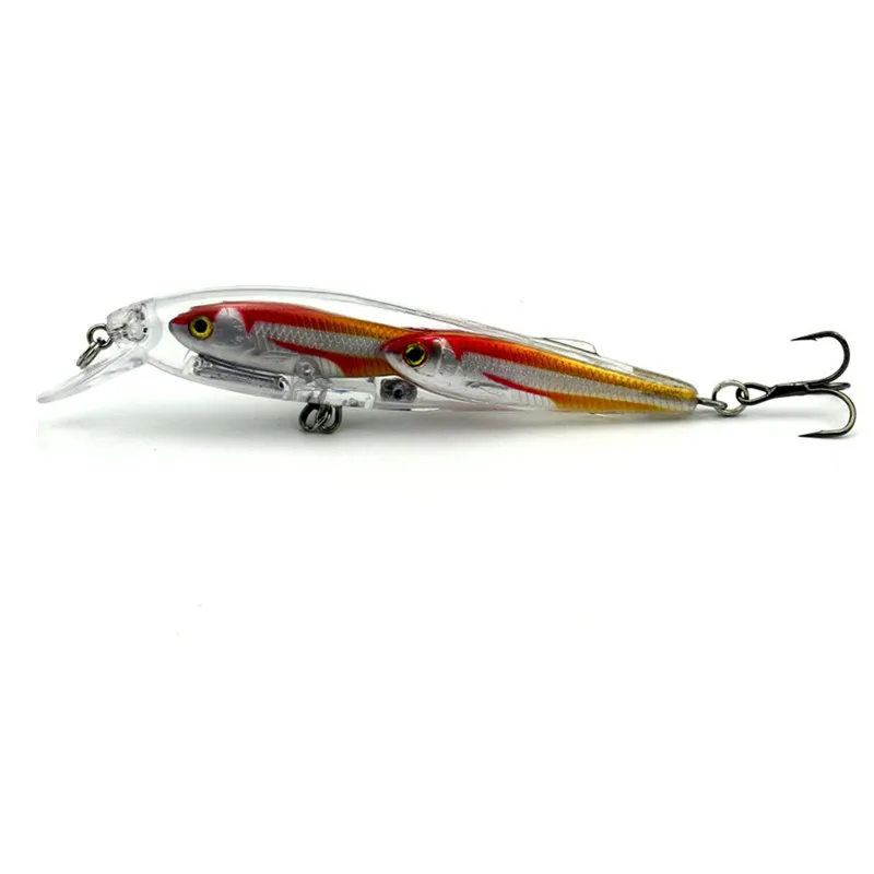 Plastic Hard 5pcs Fishing Lures Tackle Minnow Artificial Lure