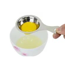 Нержавеющая сталь яичный желток сепаратор Protein Egg белый делителей ложка DIY яйцо маска/Торт/хлеб сделать Еда Класс Кухня инструменты для работы с яйцами