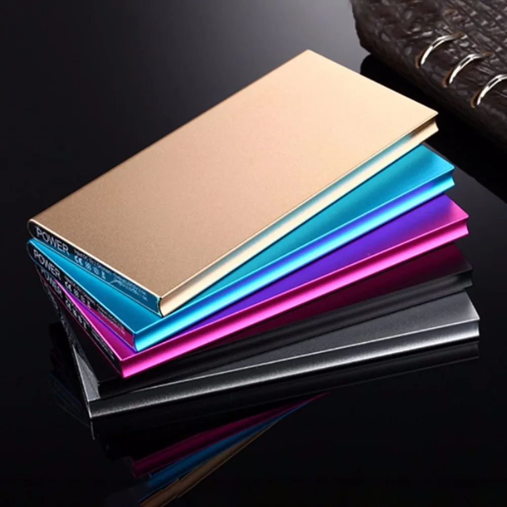 

2018 New 20000mAh Mini Portable Power Bank Lightweight Dual USB External Battery Charger Power Backup With LED Light For Phone