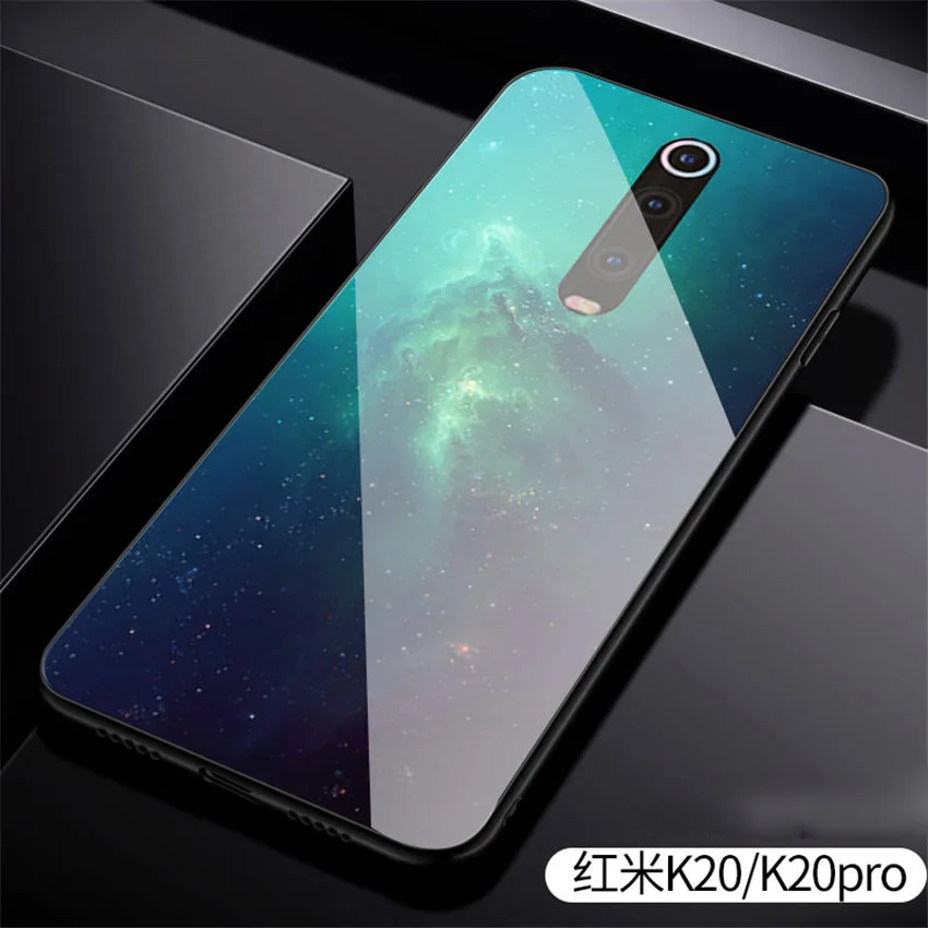 Стеклянный чехол Aixuan для Xiaomi Redmi k20 Pro с рисунком из закаленного стекла