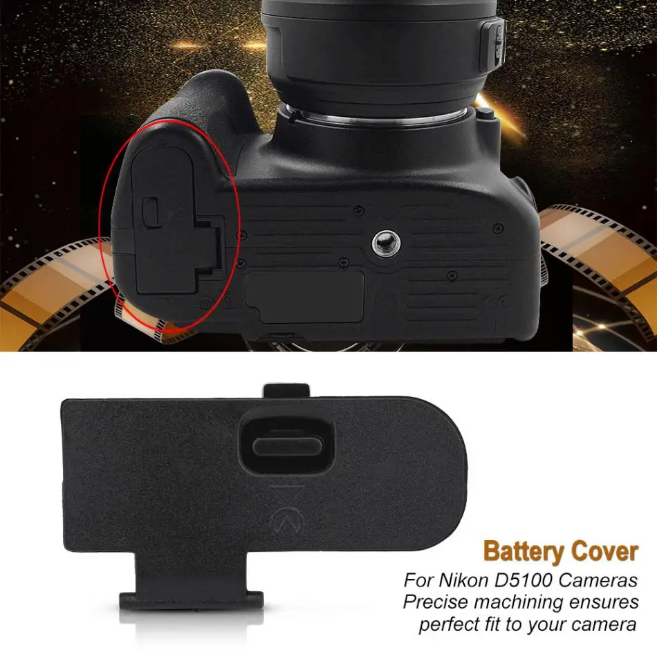 Battery Door Cover Lid Cap Replacement Repair Part for Nikon D500 Digital Cameras Repair Part 