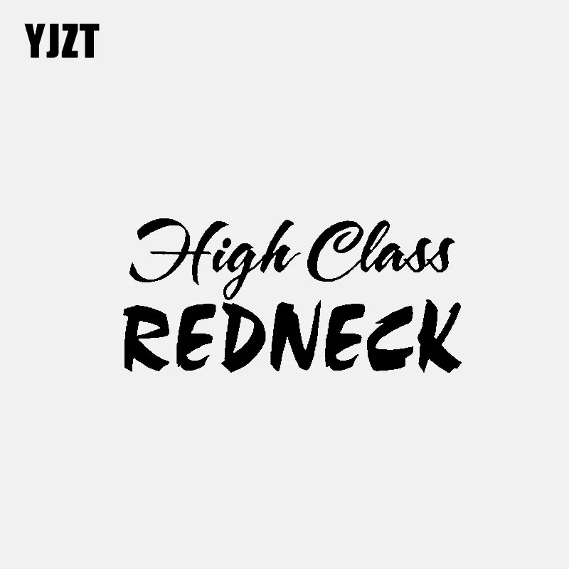 YJZT 14 2 см * 6 5 Высококачественная виниловая наклейка REDNECK Автомобильная дизельный