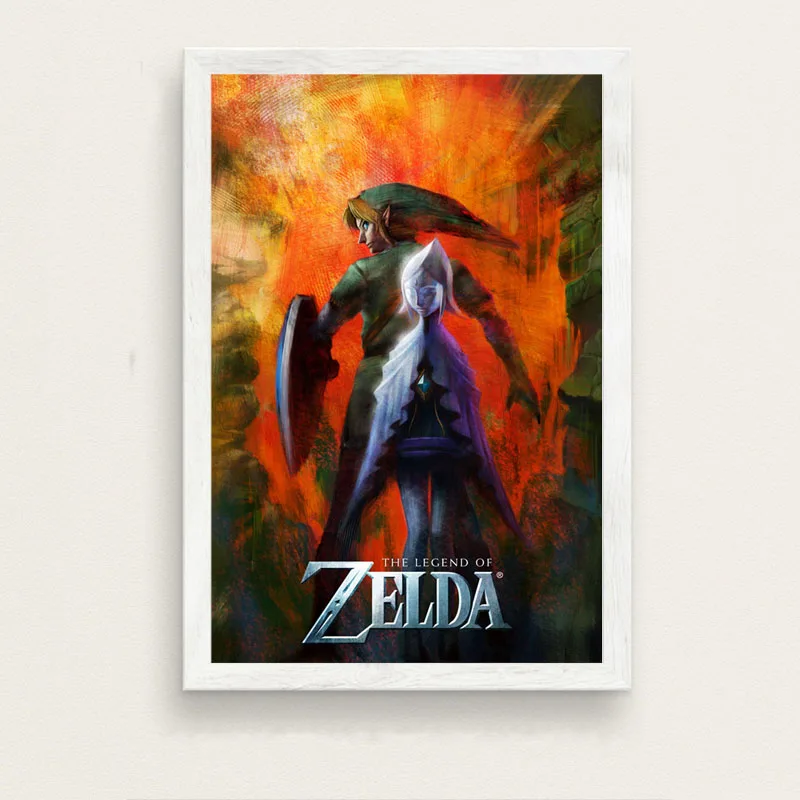 P320 легенда о Зельде Горячие видео игры художественная живопись шелк Холст плакат настенный домашний декор - Цвет: 18