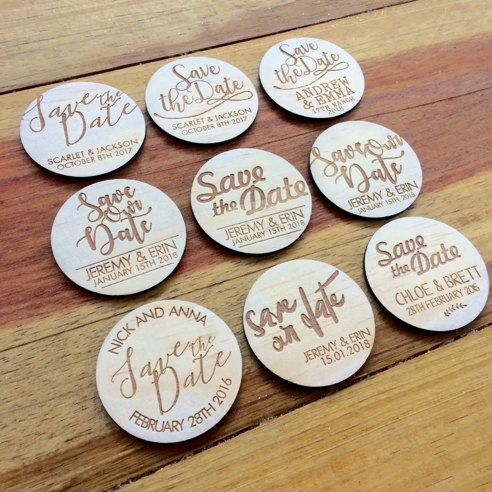  Save the date magnetsWooden magnetswedding favors magnetswedding invitations wood giftsRustic Wood  - 32959051100