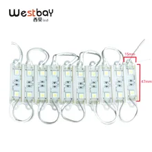 Светодиодный модуль постоянного тока 12V 2 светильник s 15 мм* 47 мм белый светильник украшения Предупреждение 10 шт./компл