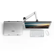 OA-7 регулируемый по высоте Многофункциональный монитор+ держатель для ноутбука вращение на 360 градусов Настольная подставка поддержка стандарта VESA