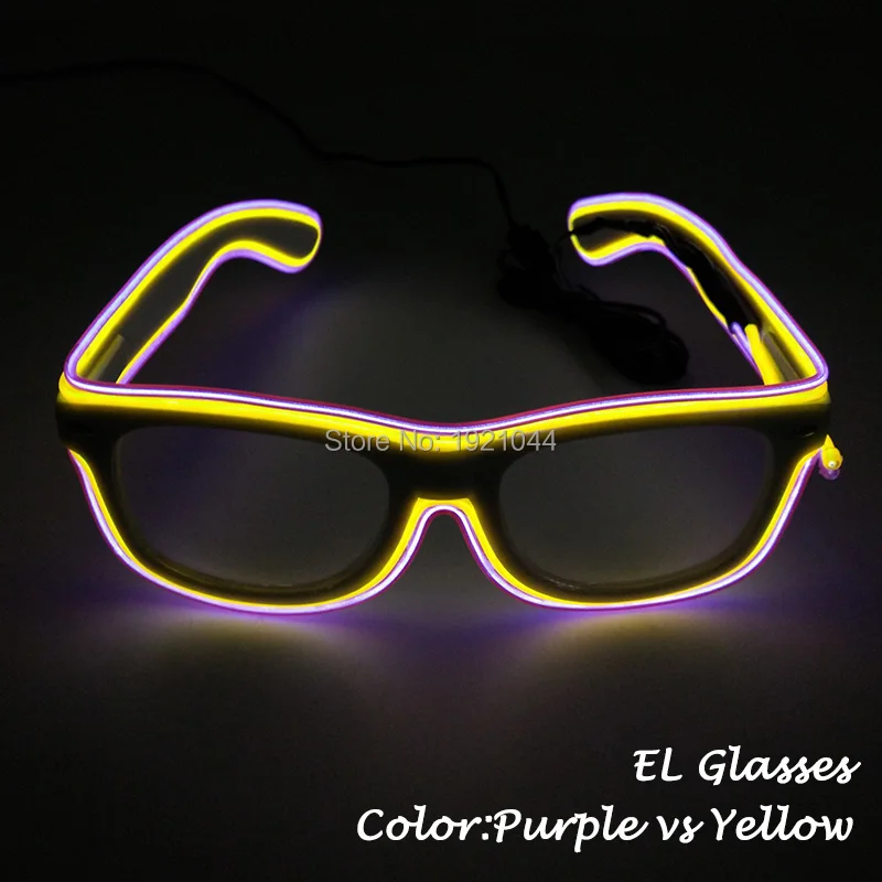 glowing(purple yellow)