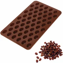 Высокое качество силиконовые мини кофейные бобы шоколадные конфеты Плесень ручной работы украшения торта плесень