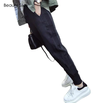 

BeautyStay Fashion Abdominal Pregnant Women Pants High Waist Ladies Belly Care Trousers Casual Slim Skinny Female Harem Pants