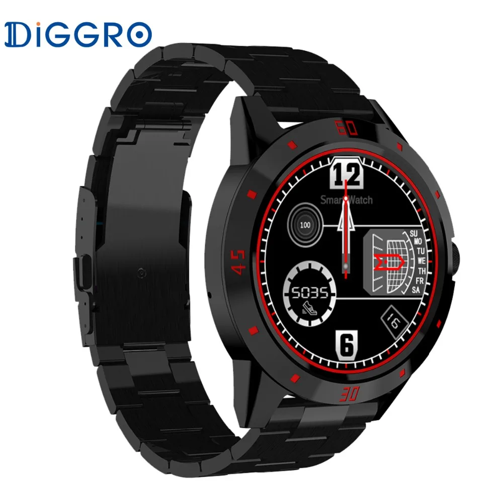 

Diggro DI02 DI02 Smartwatch Bluetooth 4.0 MTK2502C Heart Rate Monitor Pedometer Sleep Monitor Wristwatch For Android & IOS