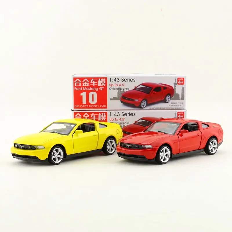 Подарочная модель в коробке спортивный автомобиль backFord Mustang GT из сплава 1:43