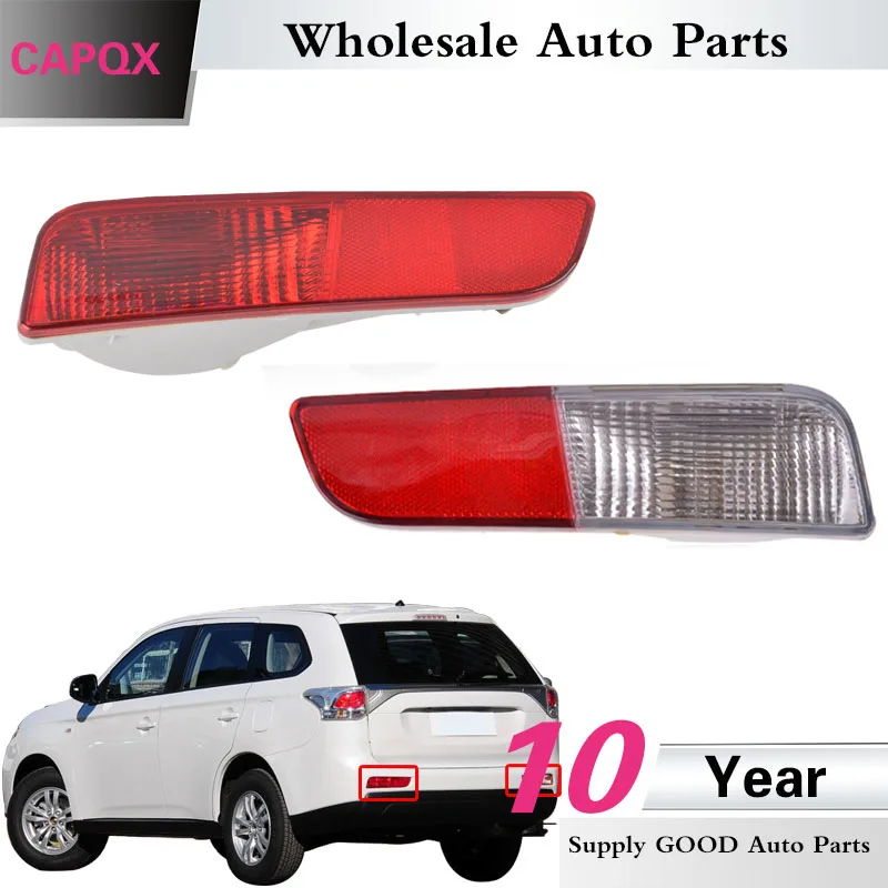 CAPQX For Mitsubishi Outlander 2013 2014 2015 Rear Bumper Reflector