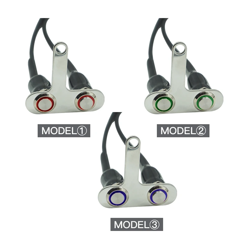 12V LED переключатель мотоцикла ВКЛ ВЫКЛ руль регулируемый крепление