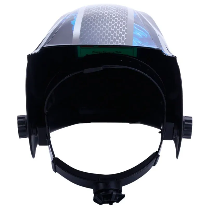 Сварочный шлем маска Солнечная Авто Затемнение, регулируемый диапазон тени DIN 9-13/Отдых DIN 4, сварщик Защитное снаряжение ARC MIG TIG(Синий R