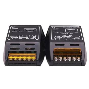 

2 pcs New arrival Solar Controller 20A 10A Optional 12V/24V Solar Panel Charge Controller Battery Regulator Safe Protection