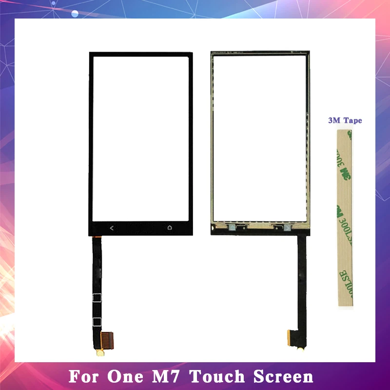 

High Quality 4.7" For HTC One M7 Touch Screen Digitizer Sensor Outer Glass Lens Panel Replacement