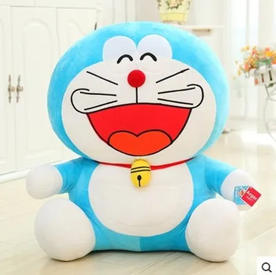 Милая мультяшная кукла doraemon cat большая плюшевая игрушка 50 см мягкая подушка