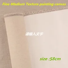 58 см Широкий картина лен холст ролл для маслом/акрил с тонкой средней текстурой