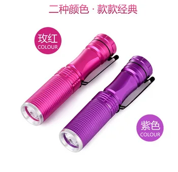 

by dhl 20pcs LED UV Flashlight Fluorescent detection lamp Purple Violet Light UV 365nm torch Lamp
