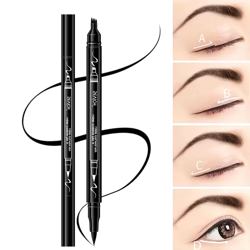 

Sevich 4 Color Double Ended Eyebrow Pencil Waterproof Long Lasting Liquid EyeBrow Pen Makeup