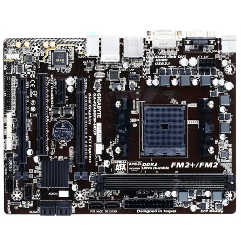 

FM2+ A88X For Gigabyte GA-F2A88XM-HD3P Original Used Desktop Motherboard F2A88XM-HD3P DDR3