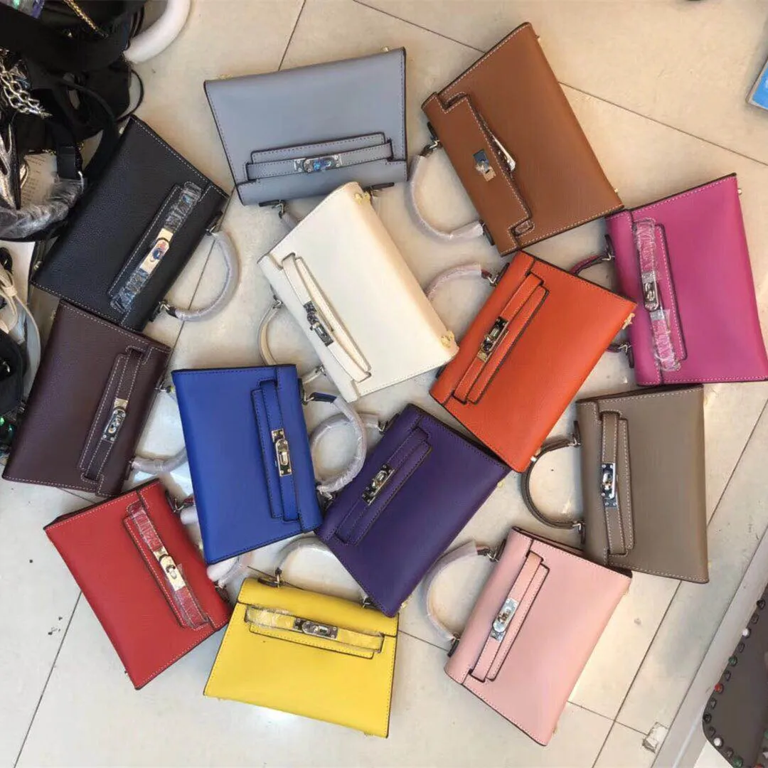 

mini 18cm new bag Palm print bag fashion trend pattern buckle square shoulder bag across wild ladies handbag crossbody