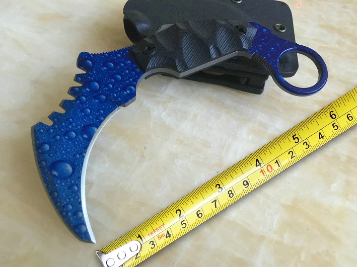 

Karambit Small Hunting Fixed Knives,AUS-8 Blade G10 Handle Tactical Knife,Camping Survival Knife.