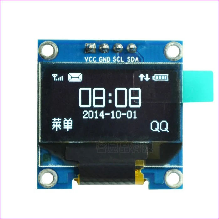 128*64 0 96 дюймовый белый OLED SSD1306 экран привода Raspberry Pi модуль дисплея IC SPI I2C интерфейс
